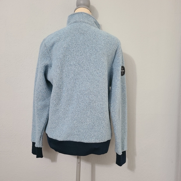 Patagonia Women'sWoolyester Fleece‎ Jacket Sky Blue Size Medium - Picture 4 of 16
